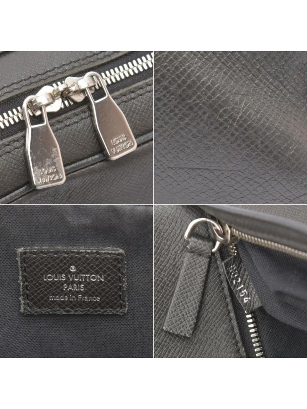 Louis Vuitton Porte Documents Briefcase PDB Taiga Leather Black - Picture 10 of 10